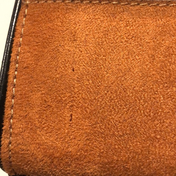 Colorblock Suede Vintage Y2K Baguette Shoulder Bag - Picture 5 of 9